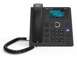 AudioCodes SFB 445HD IP-Phone PoE GbE black with integrated BT and Dual Band Wi-Fi and an external power supply black (SFB 445HD IP-PHONE POE GBE - BLACK W/ INTEGRATED BT AND DUAL)