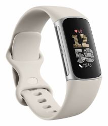 Fitbit Charge 6 AMOLED Wristband activity tracker Silver (Fitbit Charge 6 OLED Wristband Activity Tracker porcelain/aluminium silver)