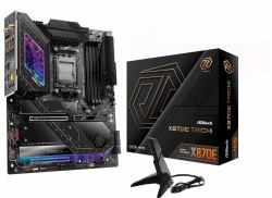 Asrock X870E Taichi AMD X870E Socket AM5 Extended ATX (ASRock X870E TAICHI AMD AM5 Socket Motherboard, E-ATX, 4x DDR5 Slots, 4x M.2 Sockets, Fitted I/O Shield, 5GbE LAN, Wi-Fi 7, 1x HDMI Port / 2x ...
