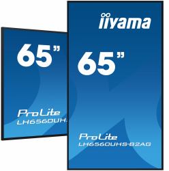 iiyama LH6560UHS-B2AG Signage Display Digital A-board 163.8 cm [64.5"] LED Wi-Fi 500 cd/m² 4K Ultra HD Black Built-in processor Android 11 24/7 (65" ProLite LH6560UHS-B2AG Commercial Display - 65"...