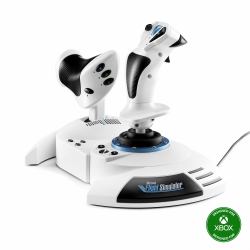 Thrustmaster T.Flight Hotas One Microsoft Flight Simulator Edition Black, White USB Joystick + engine control lever Analogue / Digital PC, Xbox One, Xbox One S, Xbox One X (Thrustmaster T.Flight Ho...