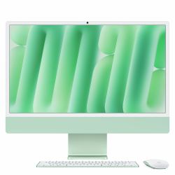 Apple iMac 24-inch with Retina 4.5K display: M4 chip with 10‑core CPU and 10‑core GPU, 16GB, 256GB SSD - Green (24 INCH IMAC M4 10C CPU 10C GPU - 16GB 256SSD GREEN)