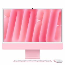 Apple iMac 24-inch with Retina 4.5K display: M4 chip with 10‑core CPU and 10‑core GPU, 16GB, 512GB SSD - Pink (24 INCH IMAC M4 10C CPU 10C GPU - 16GB 512SSD PINK)