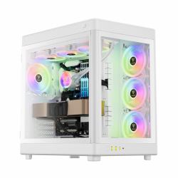 GAMDIAS NESO P1 WH computer case Full Tower White (NESO P1 PRO DUAL CHAMBER FULL-TOWER WHITE CASE)