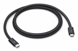 Apple MC9C4ZM/A Thunderbolt cable 1 m 120 Gbit/s Black (Apple Thunderbolt 5 Pro - Thunderbolt cable - USB-C [M] to USB-C [M] - USB4 / Thunderbolt 3 / Thunderbolt 4 / Thunderbolt 5 / DisplayPort 2.1...