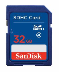 SanDisk SDSDB-032G-B35 memory card 32 GB SDHC (SANDISK 32GB SDHC CLASS 4 MEMORY CARD 100MB/S)