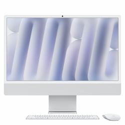 Apple iMac Apple M M4 59.7 cm [23.5"] 4480 x 2520 pixels All-in-One PC 24 GB 512 GB SSD macOS Sequoia Wi-Fi 6E [802.11ax] Silver (IMAC 24 M4 10/10/16 24GB 512GB - GE STD MM K+TID - SILVER)