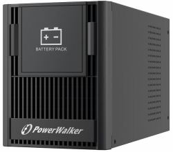 PowerWalker 10134046 UPS battery cabinet Tower (BP AT24T-4x9Ah Battery Pack - Incl. 2 strings of 2 batt., - each 12V/9Ah capacity. It operates on 24V DC 10134046, Tower, Black, VFI 1000 - Warranty:...