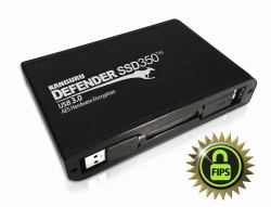 iStorage Kanguru Defender SSD350 2 TB| FIPS 140-2 Certified | Hardware Encrypted Solid State Drive | 2.5" External |SATA [SATA/600] | TAA Compliant (2TB Kanguru Defender SSD350 - Encrypted USB3 Sol...