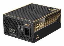 MSI MEG Ai1600T PCIE5 power supply unit 1600 W 24-pin ATX ATX Black (MSI 1600W TITANIUM F/M MEG AI1600T PCIE5)