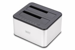 Digitus USB 3.0 dual SATA HDD docking station 2.5"/ 3.5 (USB3.0 SATA HDD DOCKINGST.KLON - DUAL 2-PORT 2.5/3.5 SSD/HDD)