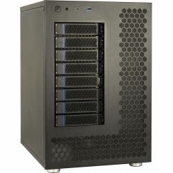 Inter-Tech NAS-8 HDD enclosure Black 2.5/3.5" (Inter-Tech NAS-8 - lagringskabinet)