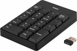 Deltaco TB-144 numeric keypad Universal RF Wireless Black (Deltaco TB-144 - tastatur)