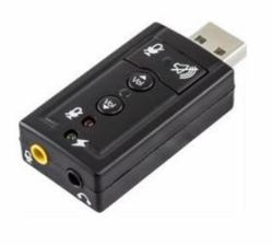 Deltaco UAC-03 audio card 2.0 channels USB (DELTACO UAC-03 - lydkort)