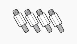 Corsair CW-8960091 computer cooling system part/accessory Mounting kit (Elite Capellix Retention Standoffs Spa)