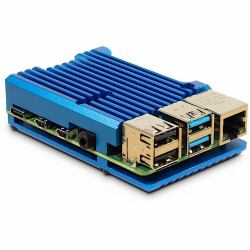 Inter-Tech 88887360 development board accessory Case Blue (Inter-Tech RASPBERRY GehÃ¤use ODS-721)