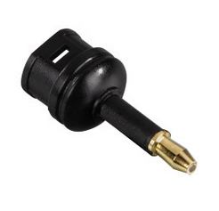 Hama Toslink - 3.5mm F/M Black (Hama digital lydadapter [optisk] - dig)