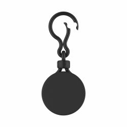 PopSockets PopChain Black (PopSockets PopChain - fingergrip/stÃ¸tt)