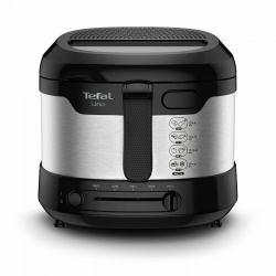 Tefal Uno FF215D Single 1.8 L Stand-alone 1600 W Deep fryer Black, Stainless steel (Tefal Uno FF215D frituregryde Enkelt)