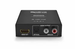 WyreStorm EXP-CON-AUD-H2 audio converter Black (Wyrestorm - EXP-CON-AUD-H2 - 4K60Hz 4:4:4 HDMI 2.0 Audio Extractor with Passthrough / HDMI to S/PDIF or RCA / 4K60 / Dolby Vision & HDR)