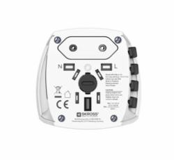 Hama MUV Micro power plug adapter Universal White (HAMA World Travel Adapter Micro 2-pin)