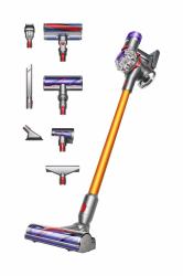 Dyson V8 Absolute 2-in-1 stick vacuum Battery Dry Bagless Silver, Yellow (Dyson V8 Absolute - stÃ¸vsuger - lednin)
