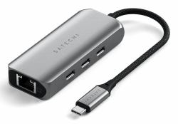 Satechi ST-H3C25EM interface hub USB Type-C 10000 Mbit/s Grey 