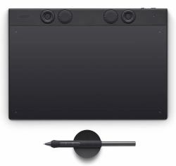 Wacom Intuos Pro Medium – 2025 graphic tablet Black 263 x 148 mm USB/Bluetooth (Wacom Intuos Pro pen tablet medium PTK670K0B)