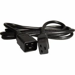 Cablenet 2.5m IEC C20 - IEC C19 Black PVC 1.5mm Power Lead (CNL 2.5M C20-C19 Bk PVC 1.5MM)