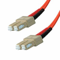 Cablenet 1m OM3 50/125 SC-SC Duplex Orange LSOH Fibre Patch Lead (CNL 1M OM3 SCSC DX Or Ls OF)