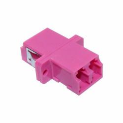 Cablenet OM4 LC Duplex Adaptor Erika Violet (CNL OM4 LC DX Adp Ev)