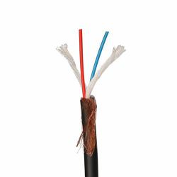 Cablenet 2 Core 24AWG Flexible Microphone XLR Cable Black 200m Reel (CNL 2c 24AWG Microphone Bk 200m)