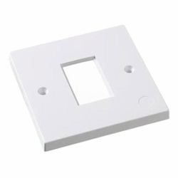 10PK 1G 1P LJ6C 25x38.5mm Fplate Wh