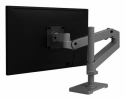 Ergotron LX Pro Series 45-695-293 monitor mount / stand 86.4 cm [34"] Desk Dark Grey (LX PRO ARM SINGLE DISPLAY TALL - POLE DIG)