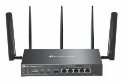 TP-Link Omada ER706WP-4G wireless router Gigabit Ethernet Dual-band [2.4 GHz / 5 GHz] Black (TP-Link Omada ER706WP-4G 4G+ Cat6 AX3000 Gigabit VPN Gateway with 4-Port PoE)