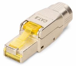 Digitus CAT 8.1 field connector, shielded, tool-free mounting connection (DIGITUS Feldstecker CAT 8.1 geschirmt)