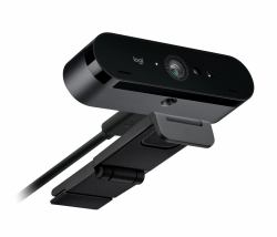 Logitech BRIO 4K webcam 13 MP 4096 x 2160 pixels USB Black (Logitech Webcam BRIO 4K Ultra HD, Windows Hello 4096x2160, Audio, USB, Externe Abdeckblende)