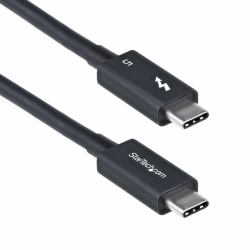 StarTech.com 3ft [1m] Thunderbolt 5 Cable, 80Gbps/Up to 120Gbps, 240W PD, 8K 60Hz, Certified Thunderbolt Cable - Compatible w/Thunderbolt 4/USB4/USB-C (CERTIFIED THUNDERBOLT 5 CABLE - 80GBPS/120GBP...