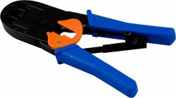 Deltaco VK-16 network cable tester Hand cable cutter Blue (DELTACO ModulvÃ¦rktÃ¸j til 4/6/8-pin med)