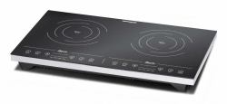 Rommelsbacher CT 3410/IN hob Black, White Countertop Zone induction hob 2 zone[s] (Rommelsbacher CT 3410/IN - induktionsv)