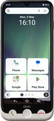 Doro Aurora A30 15.5 cm [6.1"] Dual SIM Android 14 4G USB Type-C 6 GB 128 GB 5000 mAh Black, White (DORO AURORA A30 BONE - NO CRADLE 6.1IN ANDROID)