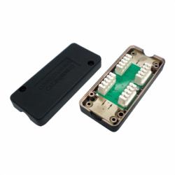 VALUE 21.99.3048 network junction box Cat6a Black (JUNCTION BOX KAT6A/KL.EA UTP - )