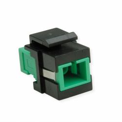 ROLINE 21.17.0052 fibre optic connector SC/SC Female (LWL KEYST.SC/SC SIMPLEX - SINGLE MODE OS2 APC)