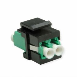 ROLINE 21.17.0058 fibre optic connector LC/LC Male (LWL KEYST.LC/LC DUPLEX - SINGLE MODE OS2 APC)