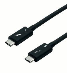 ROLINE 11.02.9110 Thunderbolt cable 0.5 m 80 Gbit/s Black (THUNDERBOLT 5 KABEL C-C 80G - 240W 8K PASSIV 0 5M)