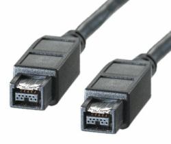 ROLINE IEEE1394b FireWire Cable, 9/9-pin, 800Mbit/s, Type A-A 1.8 m (IEEE 1394B KABEL9/9PIN18M - )