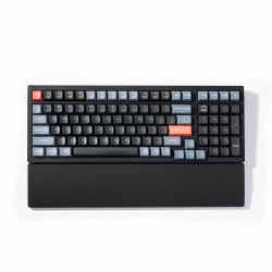 Keychron PR51 wrist rest Silicone Black (Keychron K4 Pro/Q5/V5 Silicone Palmres)