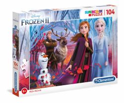Clementoni 27274 puzzle Block puzzle 104 pc[s] Cartoons (Clementoni SuperColor Disney Frozen 2)