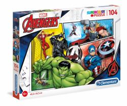 Clementoni 27284 puzzle Jigsaw puzzle 104 pc[s] Cartoons (Clementoni SuperColor - Marvel Avenger)