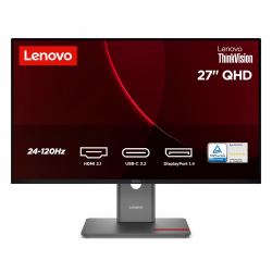 Lenovo ThinkVision P27Q-40 Monitor (68,6cm/27" [2560x1440] Lenovo ThinkVision P27Q-40 16:9 WQHD IPS 4ms 120Hz HDMI DisplayPort USB-B USB-A USB-C VESA)
